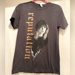 Taylor Swift Reputation Charcoal Short Sleeve T Shirt Official Tour Merch Small